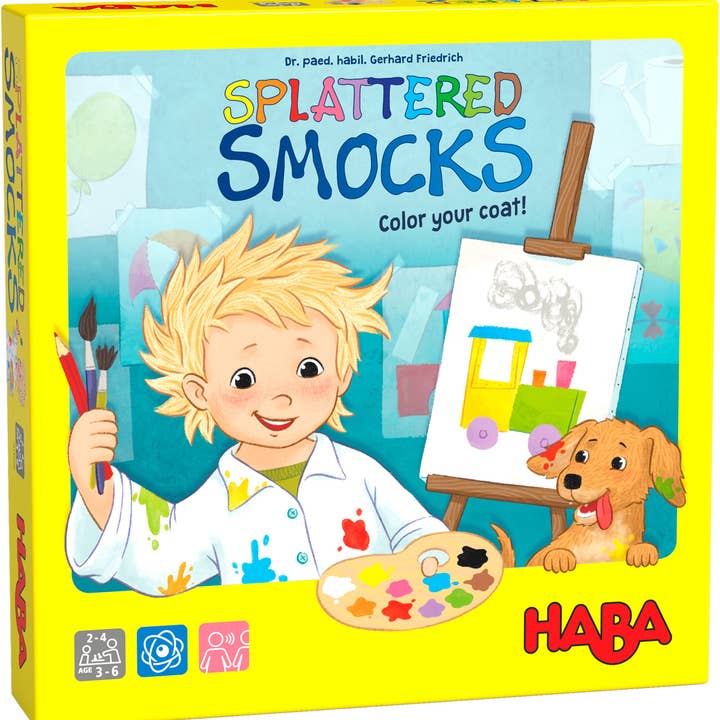 Amaroni - Wholesale Board Game - HABA - Splattered Smocks - Board Game