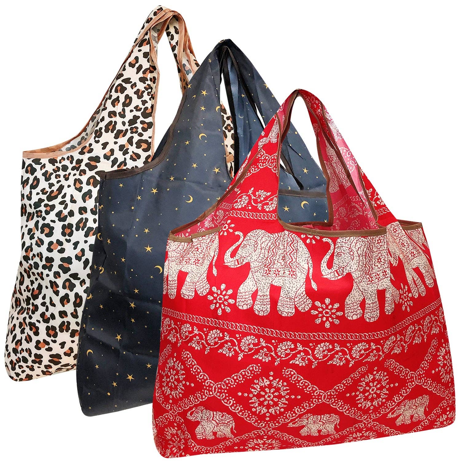 Wrapables.com - Wholesale Grocery/Shopping Bag - Wrapables Eco-Friendly Large Nylon Reusable  Bags (Set of 3)196