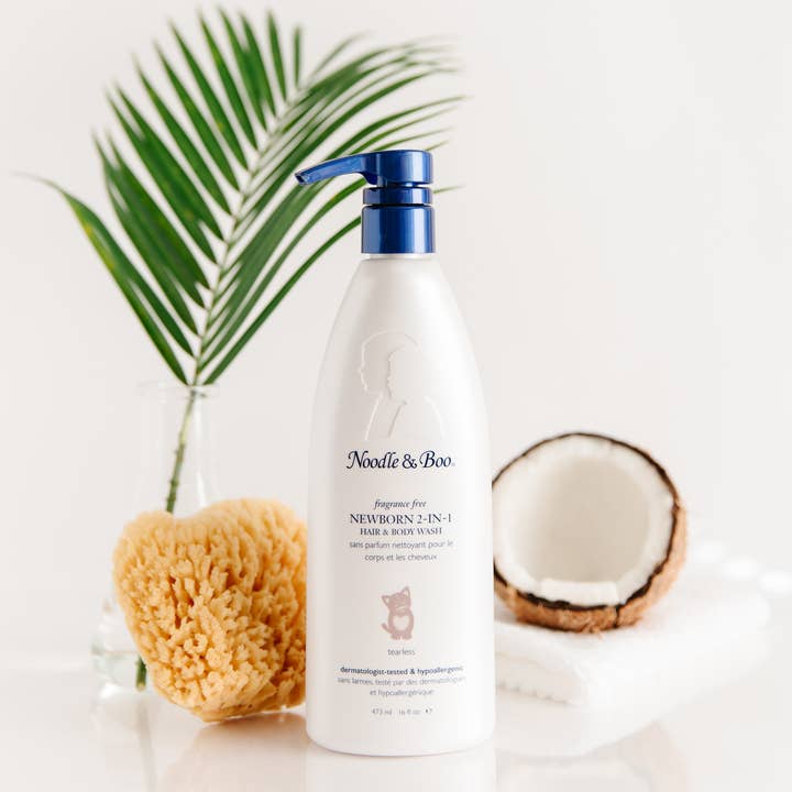 Noodle & Boo - Wholesale 2-in-1 Shampoo & Body Wash - Baby - Newborn 2-in-1 Hair & Body Wash, Fragrance-Free, 16 oz1