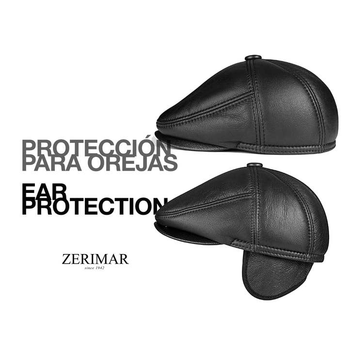 Zerimar Premium Leather Beret – Timeless Txapela Design for wholesale by Zerimar 1942