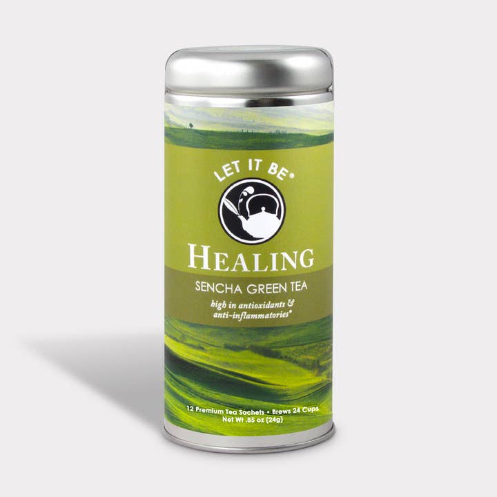 Let It Be® Healing Sencha Green Tea - 12 Tea Sachets for wholesale by The Tea Can Company