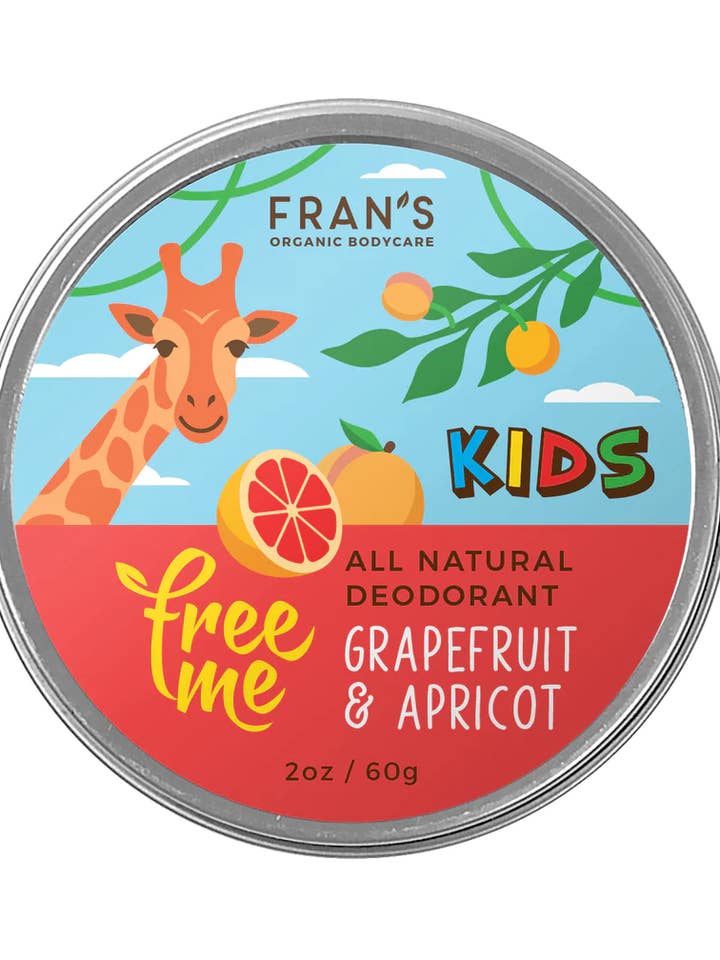 FREEME ALL-NATURAL DEODORANT - Grapefruit & Apricot for wholesale by Fran's Organic Bodycare
