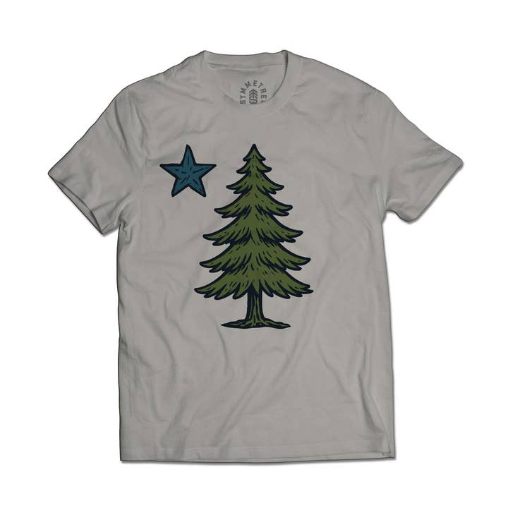Old Maine Flag T-Shirt for wholesale by Symmetree