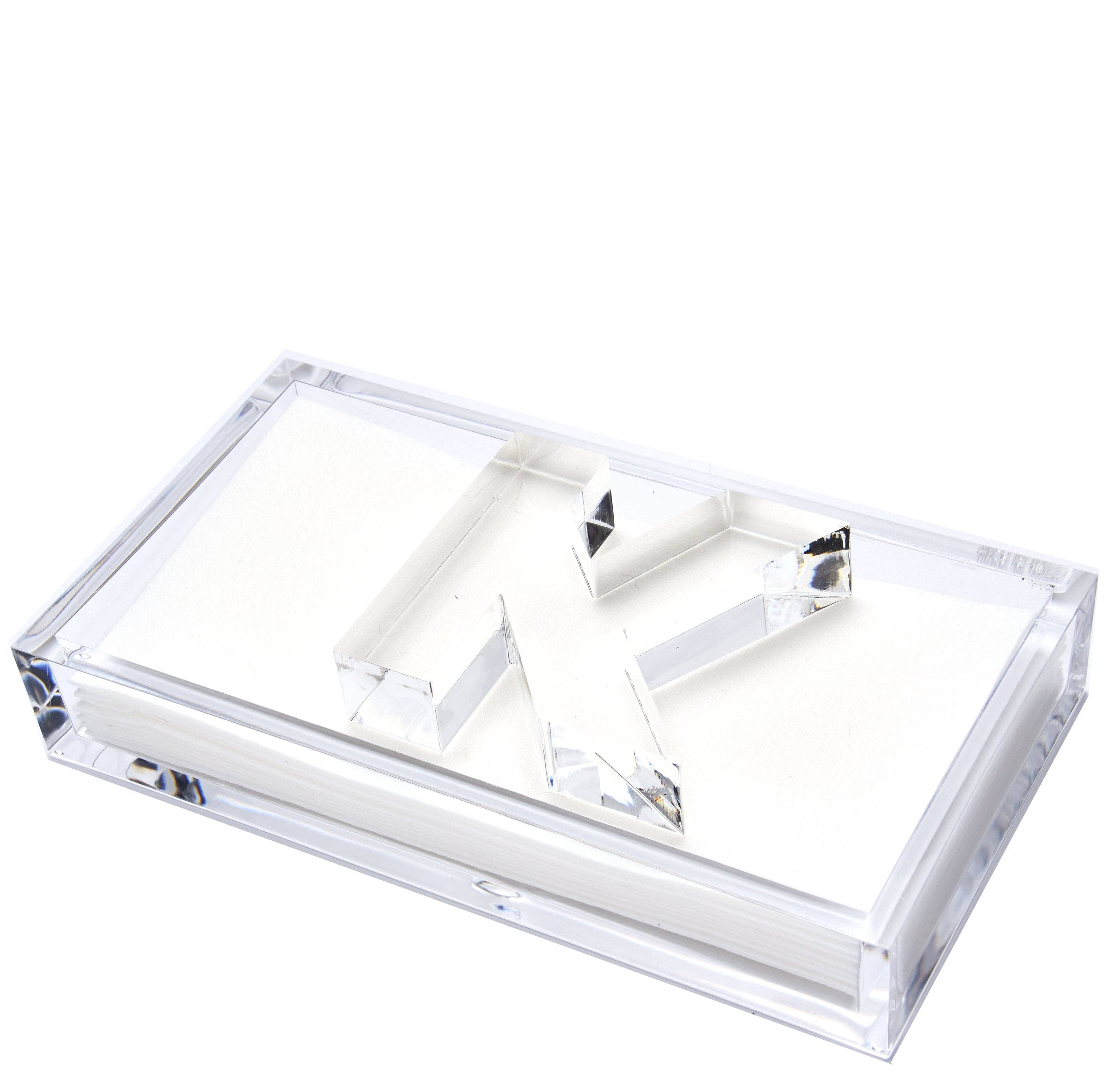 Tara Wilson Designs - Wholesale Napkin Holder - INITIAL GUEST TOWEL HOLDER10