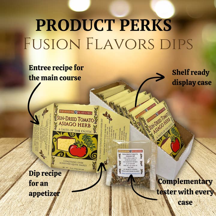 Fusion Flavors - Wholesale Dried Spice Mix - Sun-Dried Tomato Asiago Dried Spice Mix