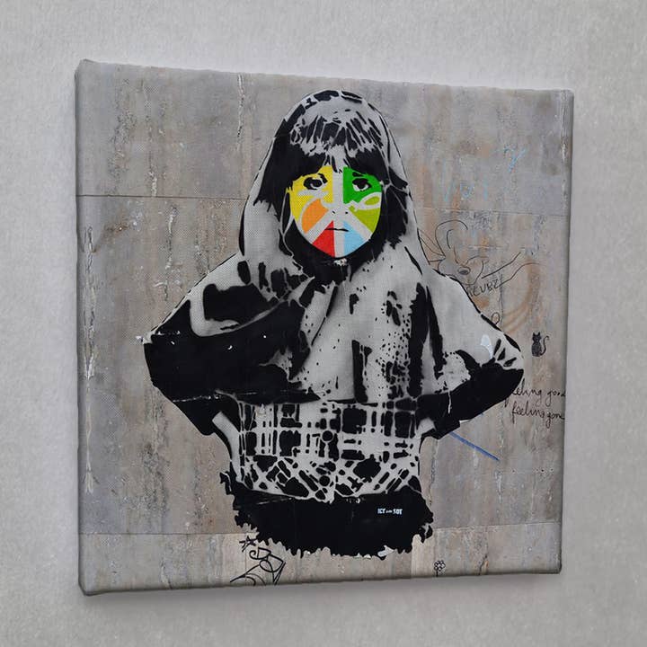 Leinwanddruck Streetart #01675 colors für den Großhandel von Eicie