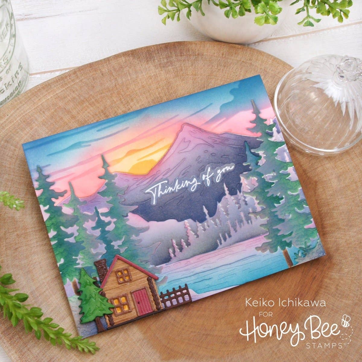 Honey Bee Stamps - Wholesale Rubber/Decorative Stamp - Be Still - 6x6 Photopolymer Stamp Set2