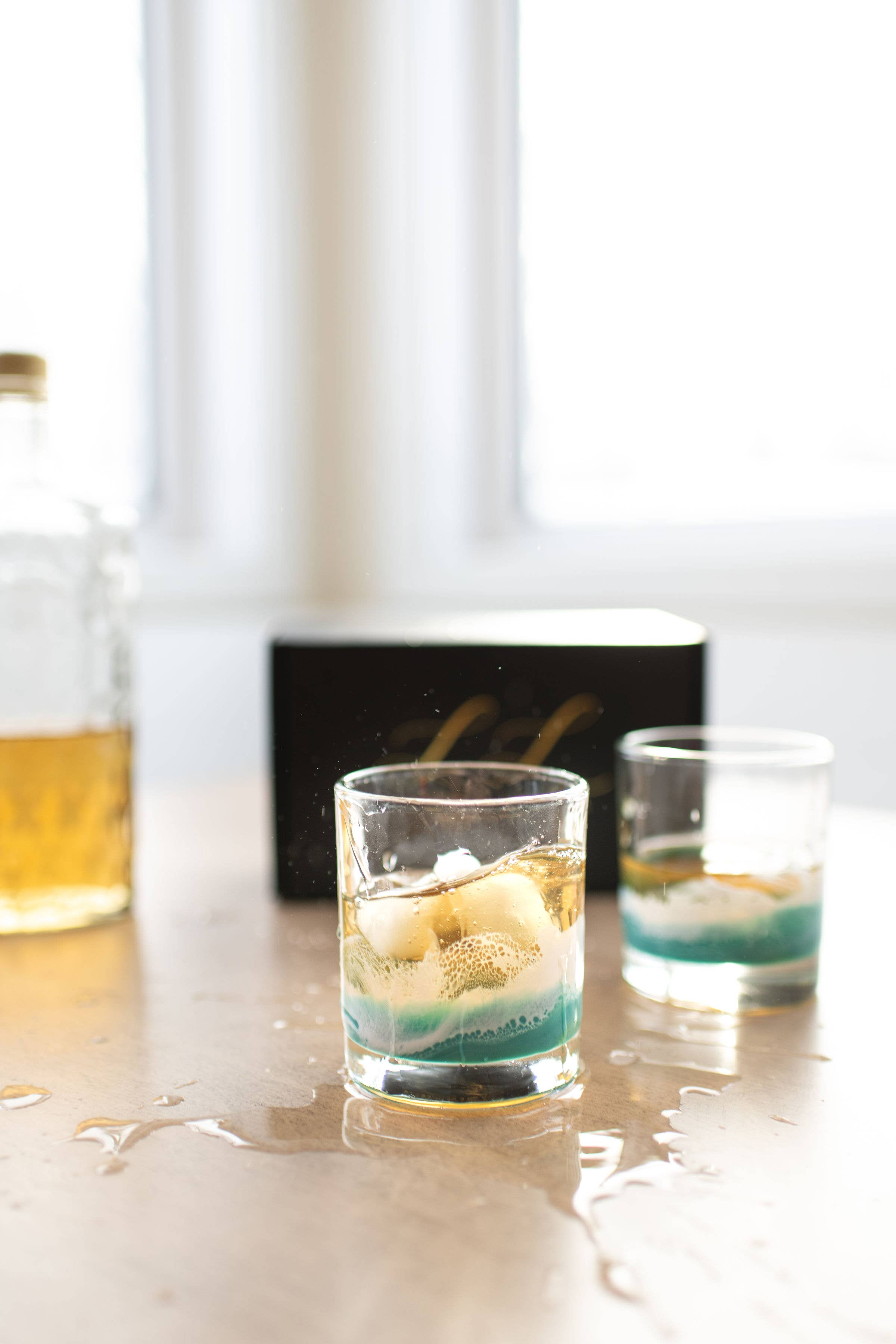 Lynn & Liana Designs - Wholesale Cocktail/Liquor Glass - NEW!!! Resin Coated Old Fashioned Whisky Glasses -NO TARIFFS10