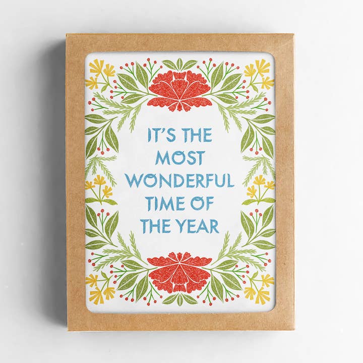 Time of Year - Holiday Greeting Card Boxed Set for wholesale by Quiet Lines Design