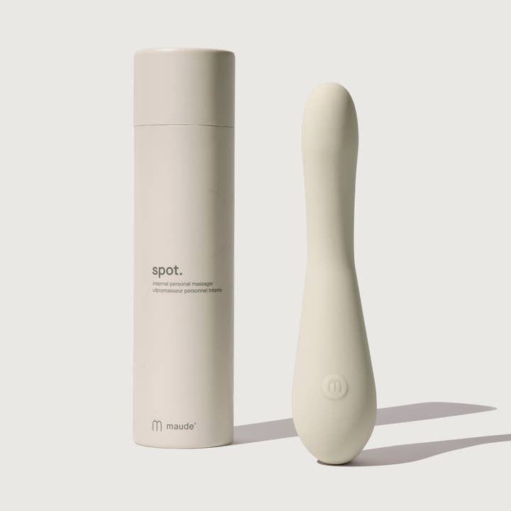 Spot - sex toy, 5-speed vibrator, grey, adult gifts. for wholesale by maude