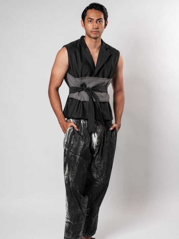 Ain Gilet – Minimalistische Leinenweste zum Schichten für den Großhandel von Gingersnap Official Bali