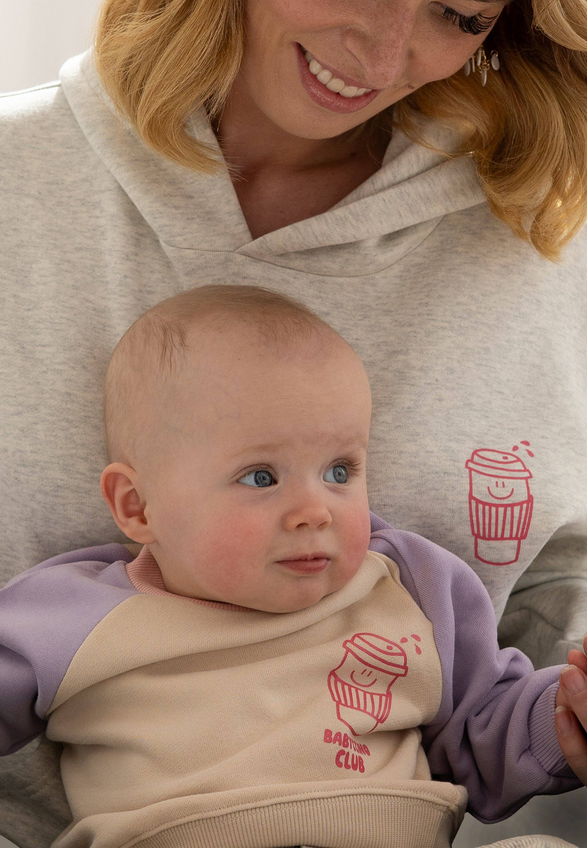 Liliput - Vendita all'ingrosso Felpa - Neonati - Felpa Babyccino Multicolore Edition Mini and Me2