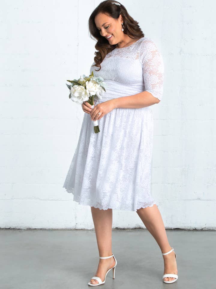 Vestido de novia de encaje Aurora - Tallas Grandes para venta al por mayor de Kiyonna