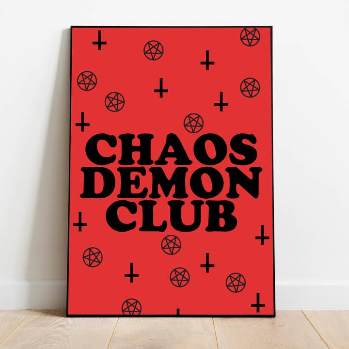 Art Print: Chaos Demon Club for wholesale by BOBBYK