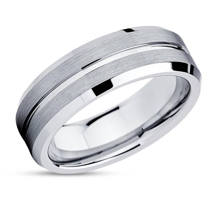 Bague de mariage pour homme - Alliance de 7 mm - Bague de mariage de 9 mm - Alliance en tungstène pour la vente par Lucky Love Rings