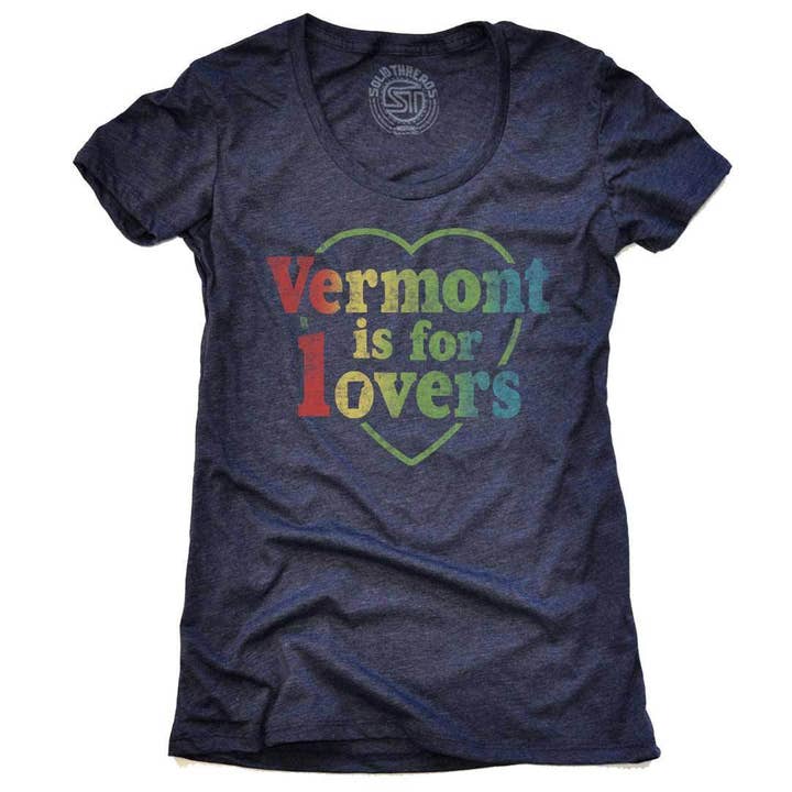 T-shirt donna Vermont Lovers per la vendita all'ingrosso da parte di Solid Threads