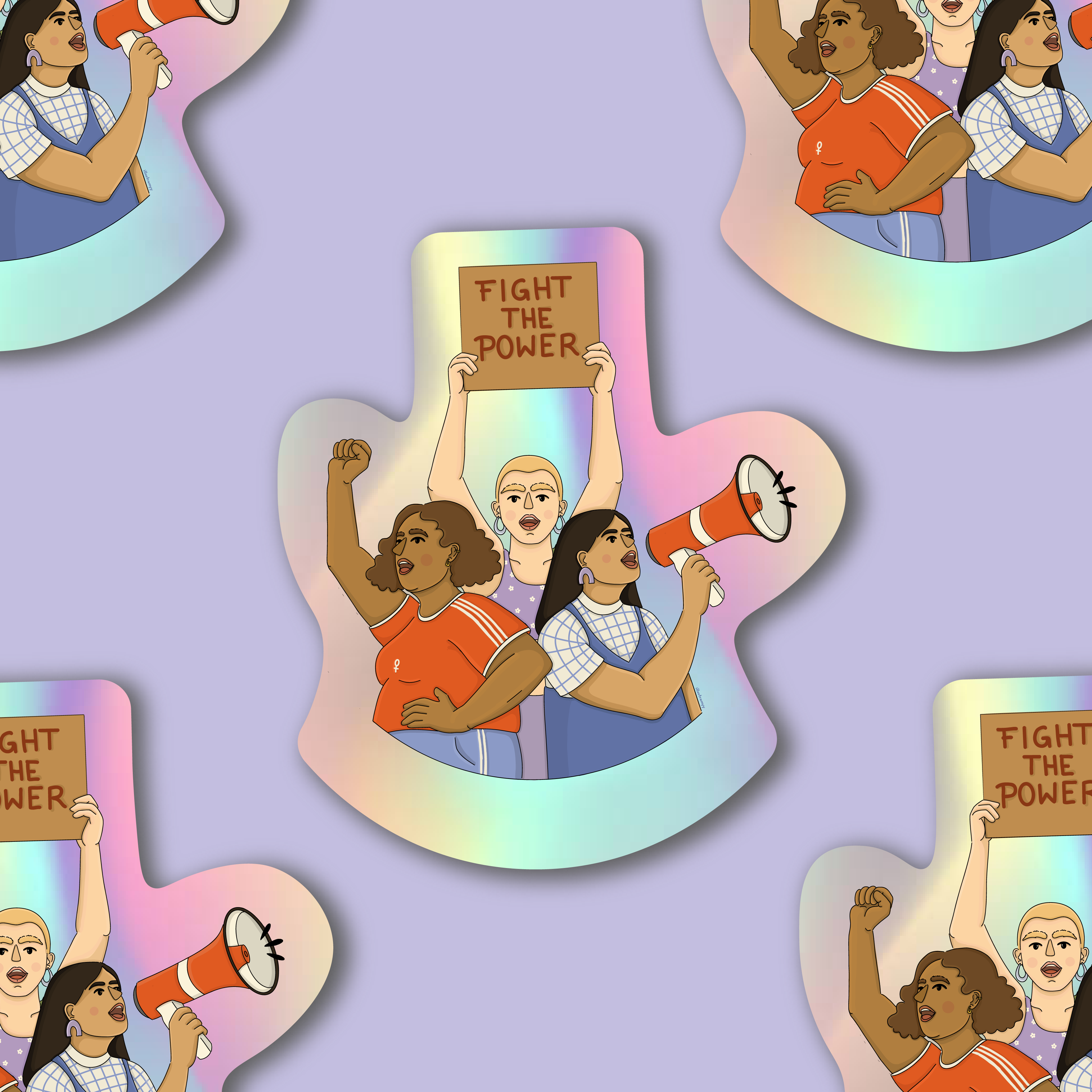 Illustramyy - Wholesale Sticker - Sticker "Fight The Cistem"1