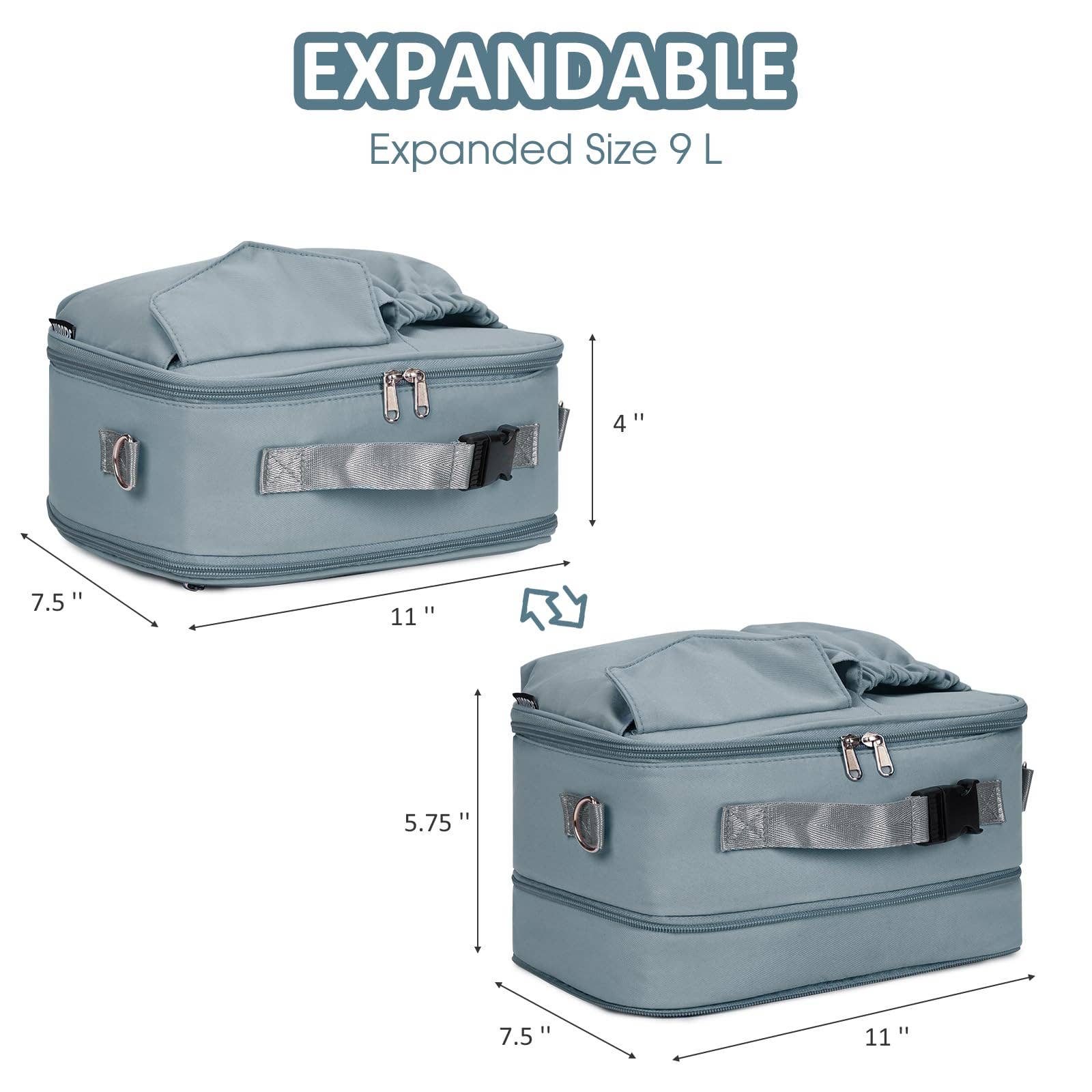 wandf – wholesale Lunch bag/box – Kids – Insulated Lunch Tote Bag Kids Expandable Lunch Box WF704816