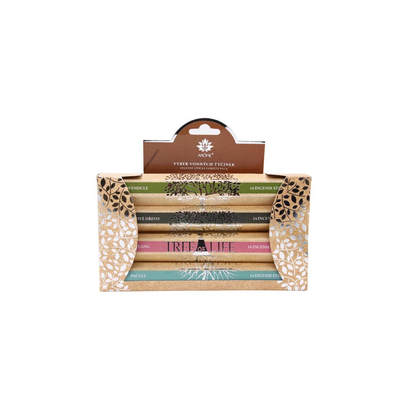 SferaNatura by INCI SRL - Wholesale Incense - ARÔME Mini Set Incense Tree Of Life 4 Fragrances0