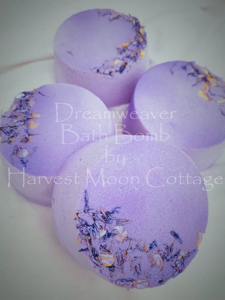 Dreamweaver Bath Bomb for wholesale by Harvest Moon Cottage Bath and Body