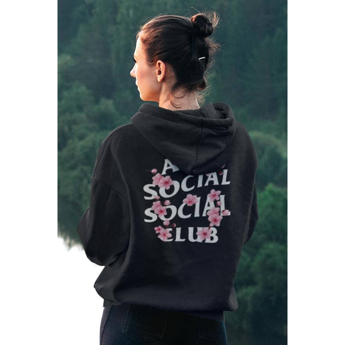 Nobrand – wholesale Hoodie – Women's – ANTI SOCIAL WOMEN GRAPHIC ZIPPER HOODIE1