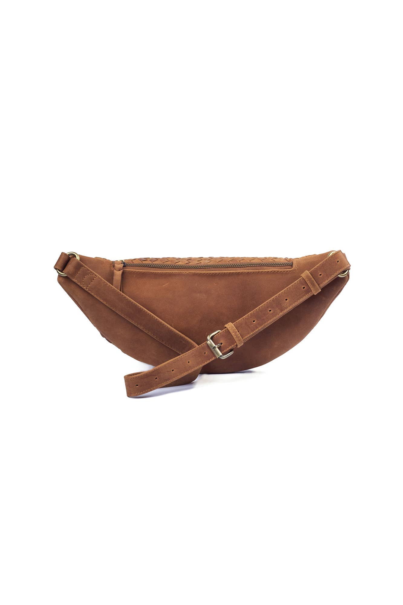 MANDRN – wholesale Axelväska - Dam – Vävd Atlas - Sadel (Ljus)1