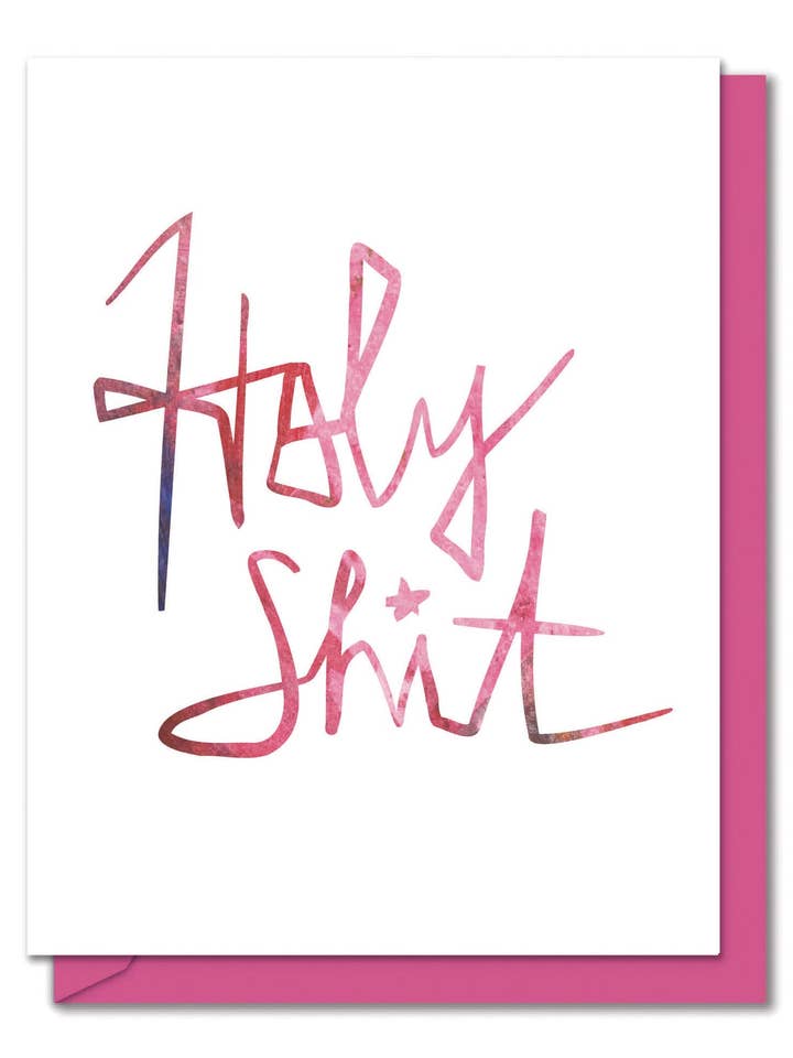 Holy Shit - Empati, Humor, Sjov, Fed Tænker på dig-kort for engroshandel hos Mirthos Paper