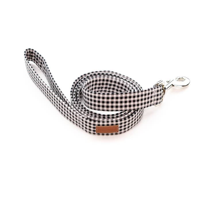 Mini coleira de guingão preta por atacado de Puddle Jumper Pups