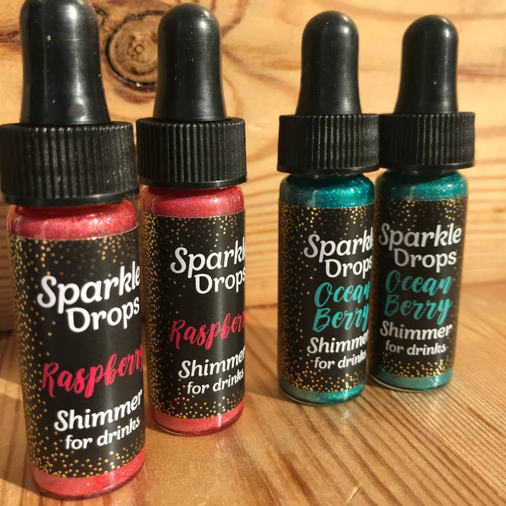 Sparkle Drops - Wholesale Cocktail Mix/Syrup - Sparkle Drops Shimmer Syrup 10ml - 6-8 servings, 25 Flavours7