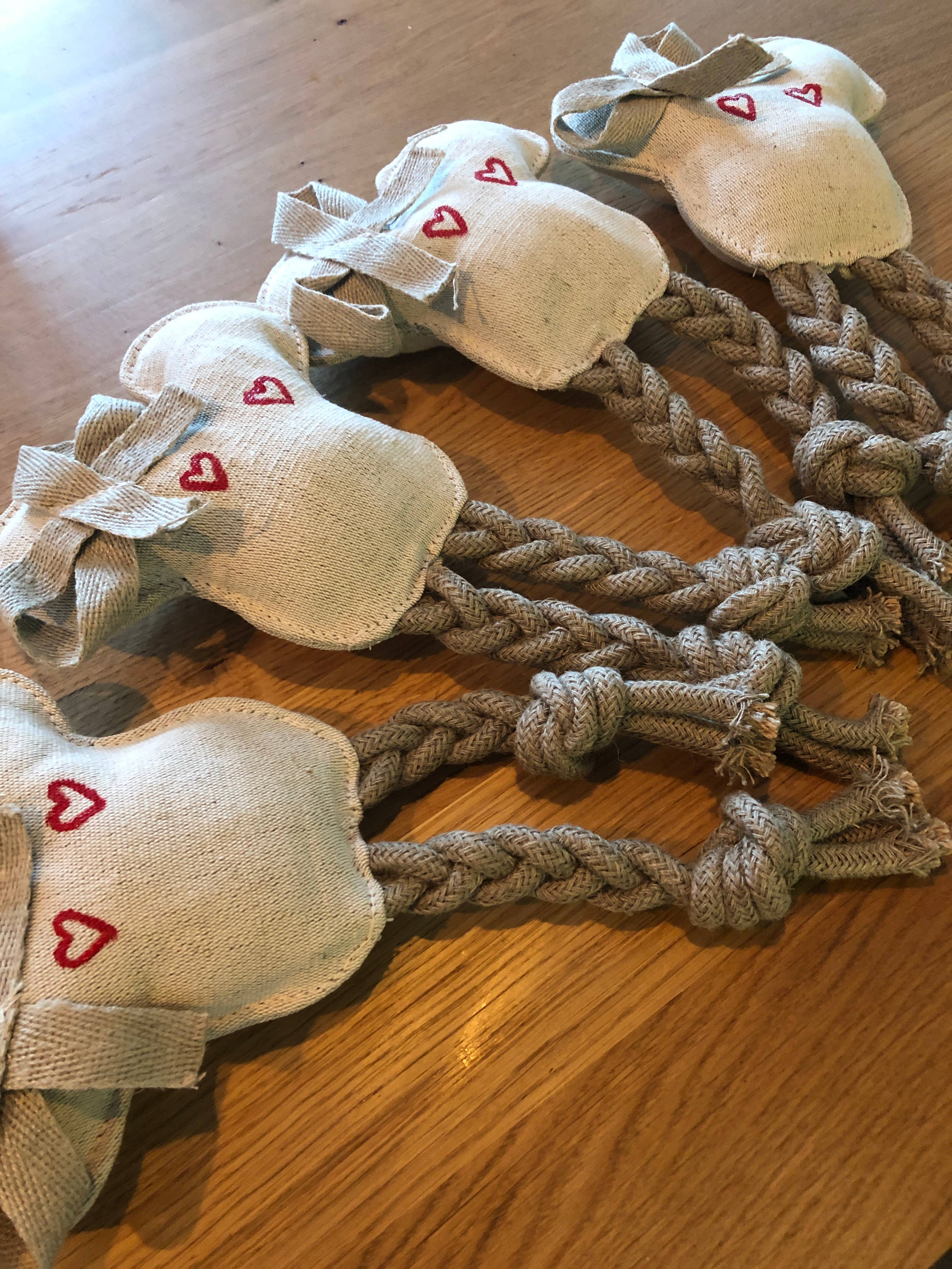 FUNKY DOG - Venta al por mayor Juguete de soga - Perros - Juguete para Perros Ecológico, Hecho a Mano y No Tóxico - Sra. Babas3