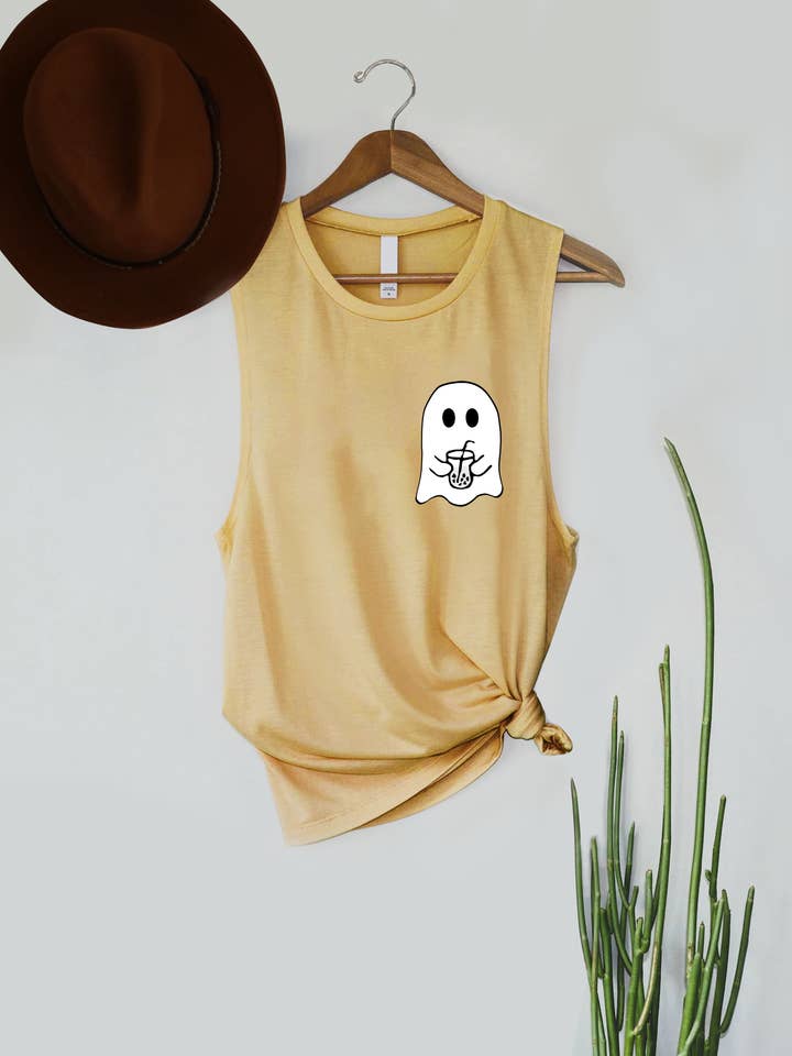 PINK NABI – wholesale Tank top – Women′s – Halloween Ghost6