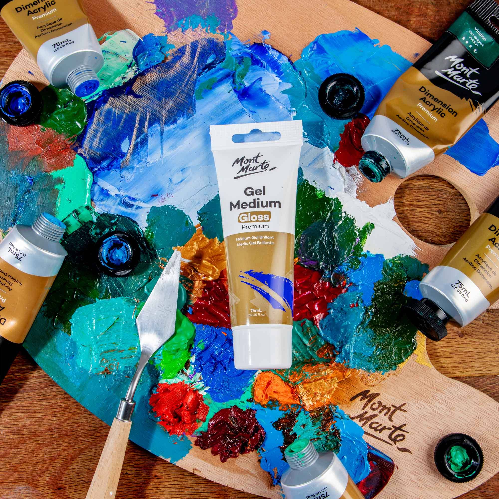 Mont Marte Usa, Inc. - Wholesale Craft Supplies - Gel Medium Gloss Premium 75ml (2.5 US fl.oz)8