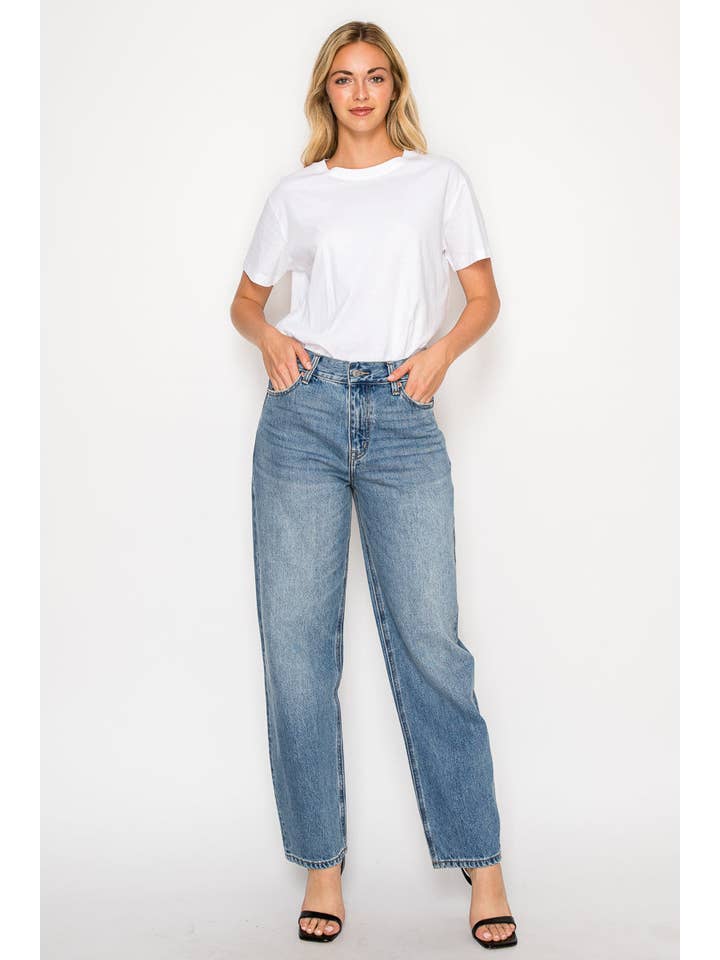 ARTEMIS VINTAGE - Wholesale Jeans - Women's - DAT1001BGM - Unisex Tapered Baggy Jeans