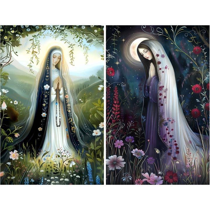 Craft Kreatively - Wholesale Craft Supplies - Virgin Mary Decoupage Rice Paper - A4 - 6pc – Crafts