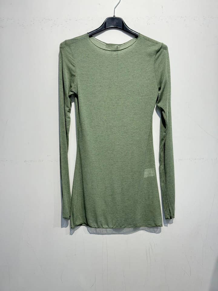 NOELINE - Wholesale Knit Sweater - Women's - Cashmere round neck long sleeve t-shirt 088862