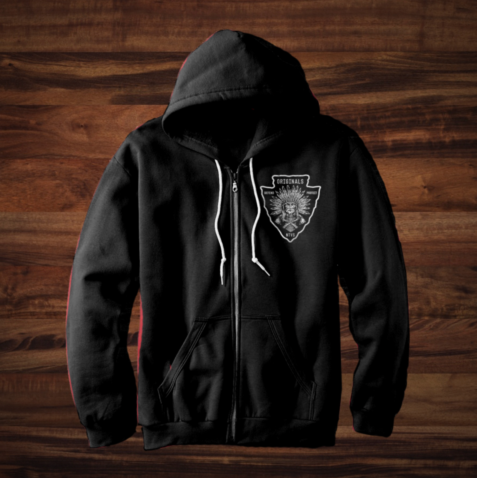 The NTVS - Wholesale Hoodie - Men's - The Originals Arrowhead Zip Hoodie1