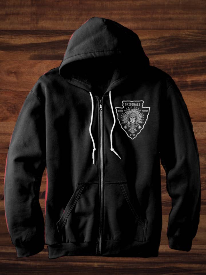 The NTVS - Wholesale Hoodie - Men's - The Originals Arrowhead Zip Hoodie1