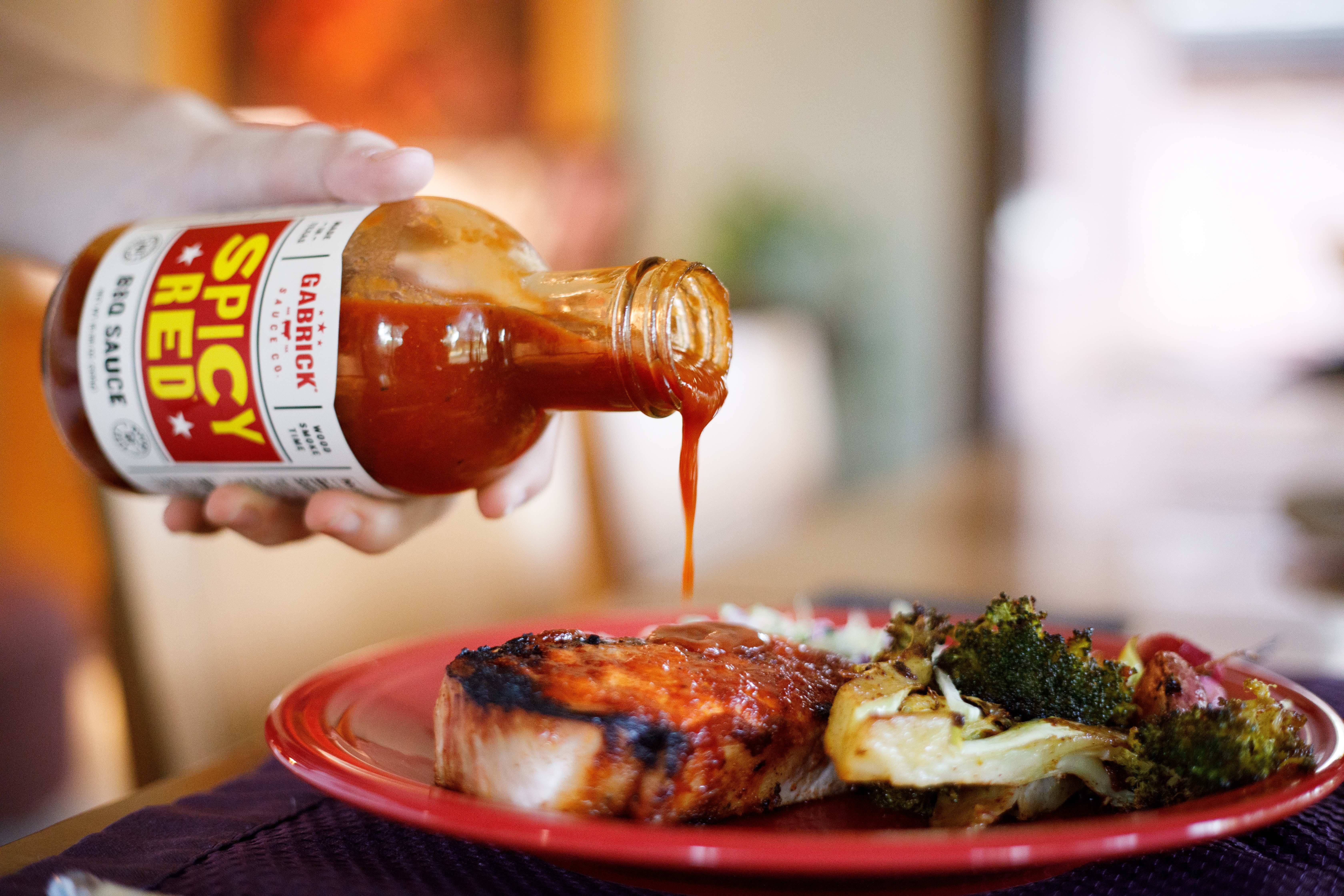Gabrick BBQ Sauce Co. | Texas BBQ Sauce - Venta al por mayor Salsas barbacoa - Salsa BBQ roja picante6