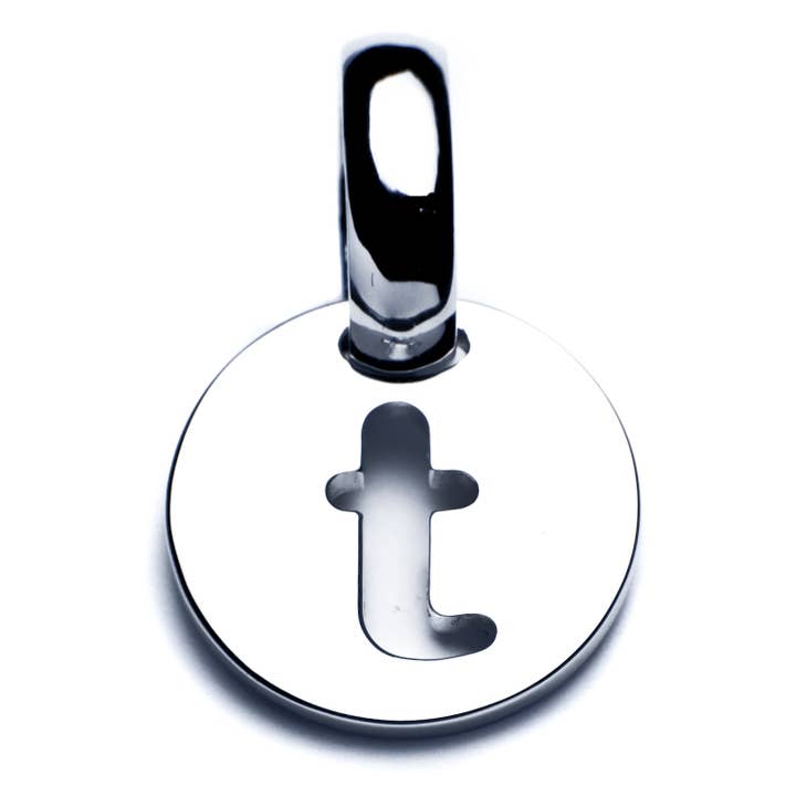 Buchstaben-T-Medaille für den Großhandel von Woo's pure feelings