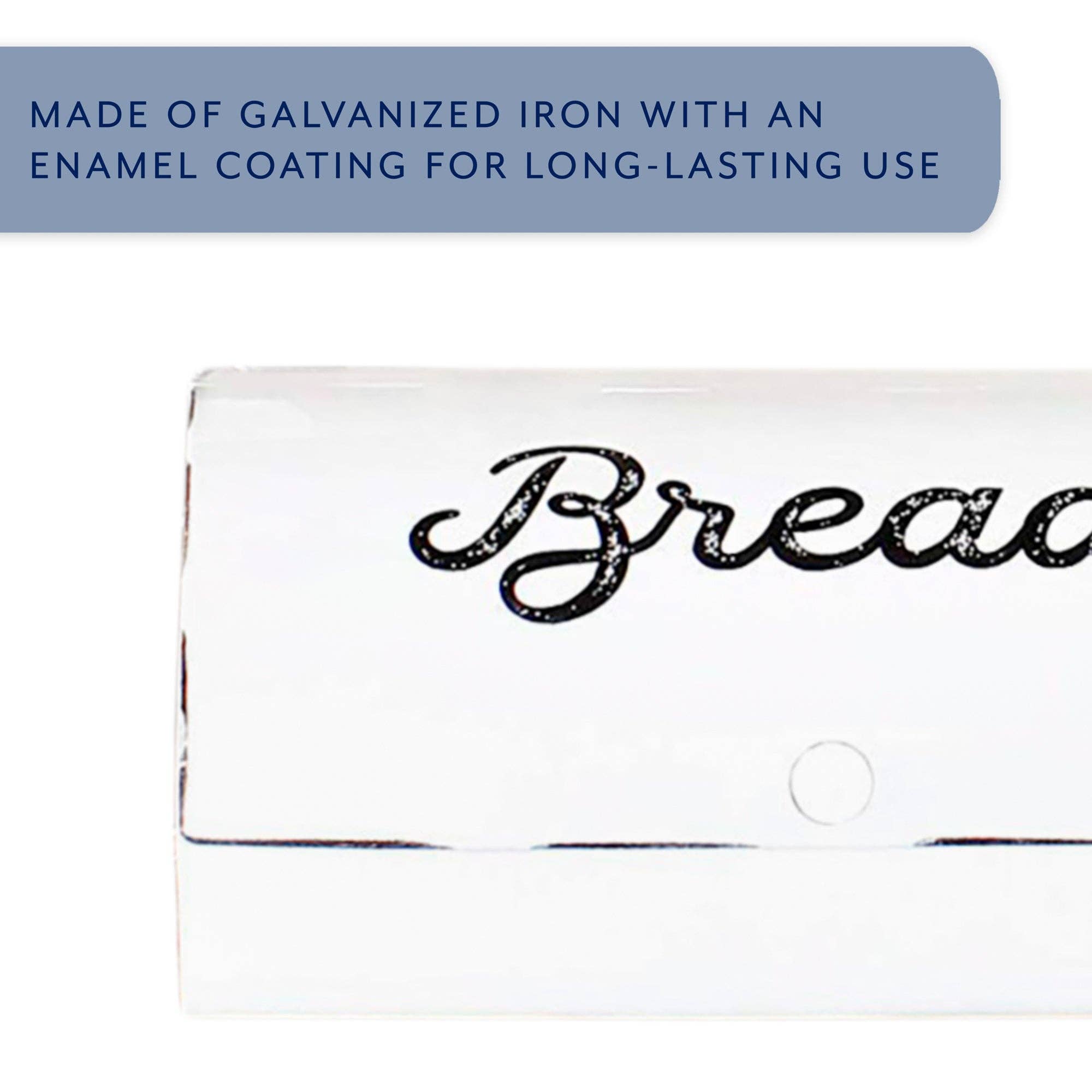 Kurated Korner - Vendita all'ingrosso Portapane - AuldHome Design Scatola per Pane in Smalto7