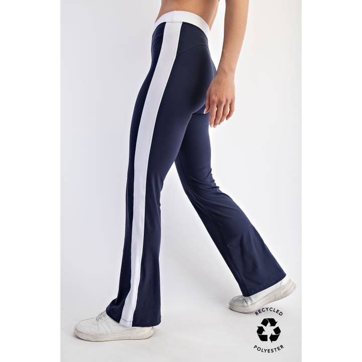 Rae Mode - Wholesale Athletic Pants - Women's - BUTTER SOFT SIDE STRIPE FLARE LEGGINGS14
