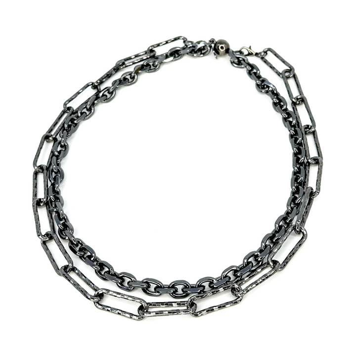 Melania Clara - Wholesale Link & Chain Necklace - Solange Necklace0