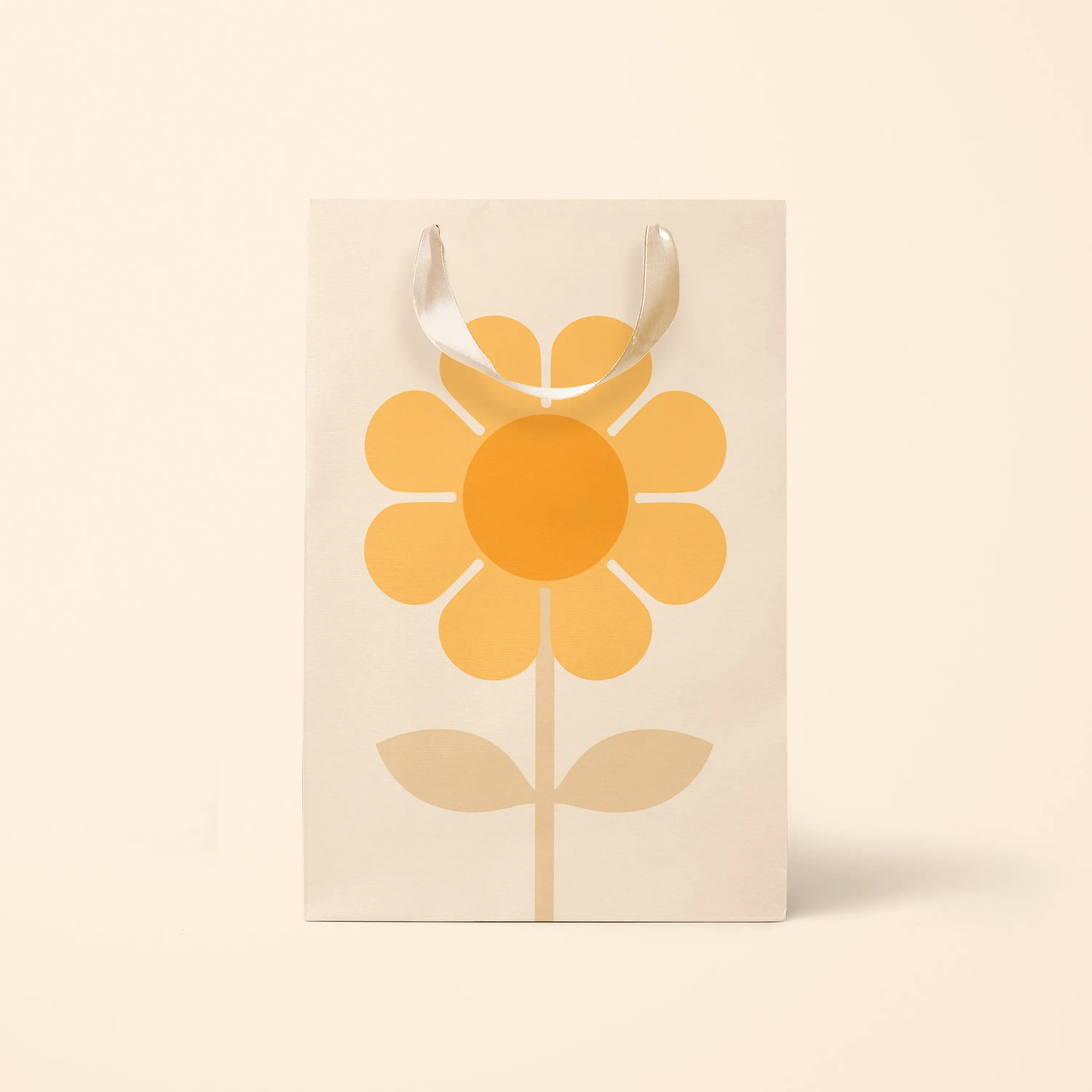 Sunshine Studios - Wholesale Gift Bag - Retro Flower Gift Bag | Marigold1