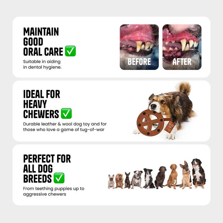 PetYupp - Wholesale Pet Chew Toy - Dog - Natural Extra Tuff Toss & Chew Dog Toy - Peace Sign3