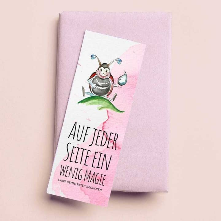 Marcador de libro TitaTier «Mariquita TitaTier» para venta al por mayor de TiTaTier®