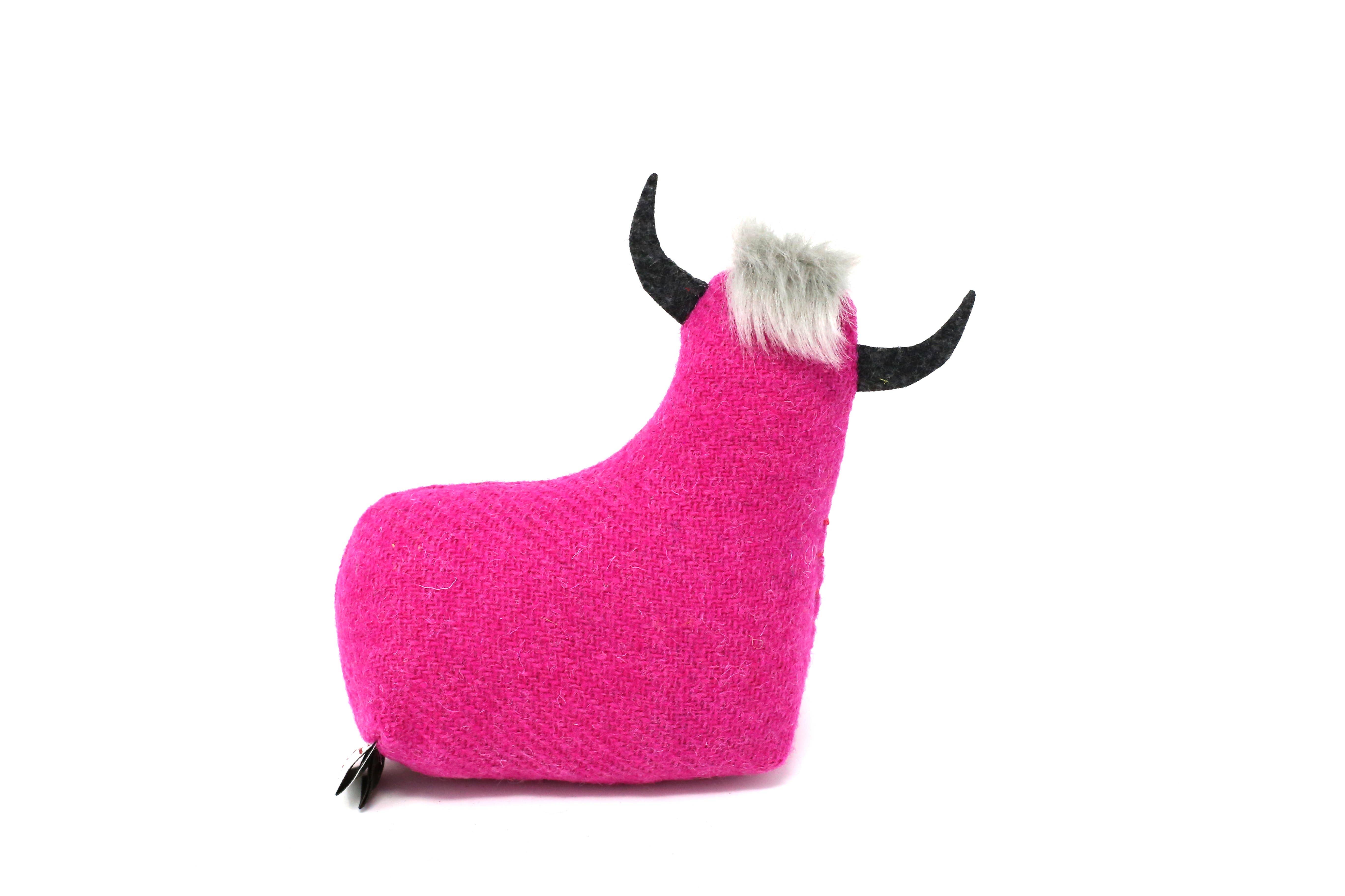 Studio Sunart - Venta al por mayor Adornos - Adorno de vaca de las tierras altas Harris Tweed4