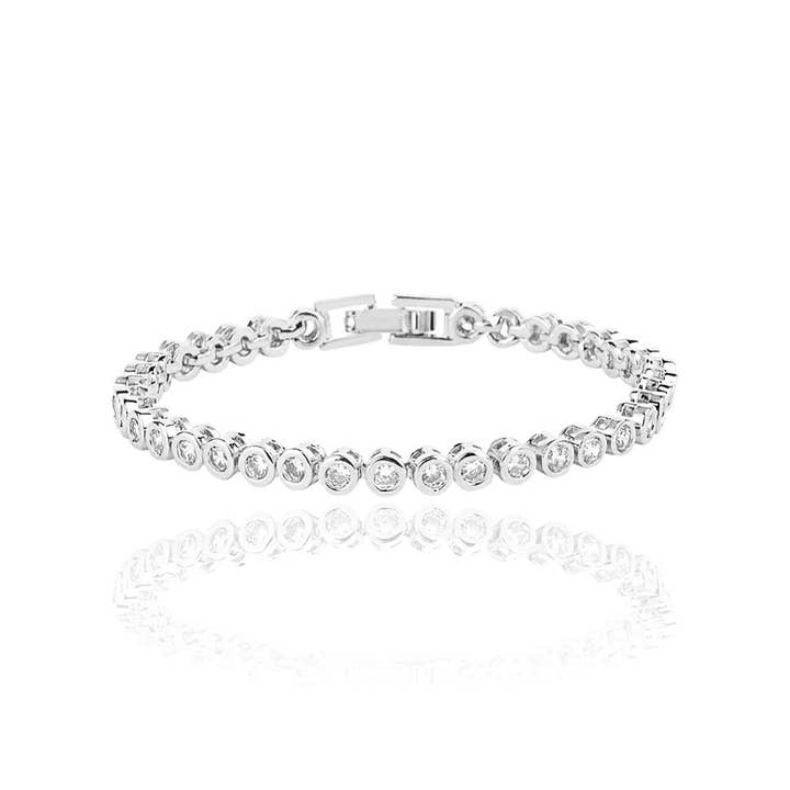 KIKICHIC - Wholesale Tennis Bracelet - Round Bezel Set Tennis Bracelet