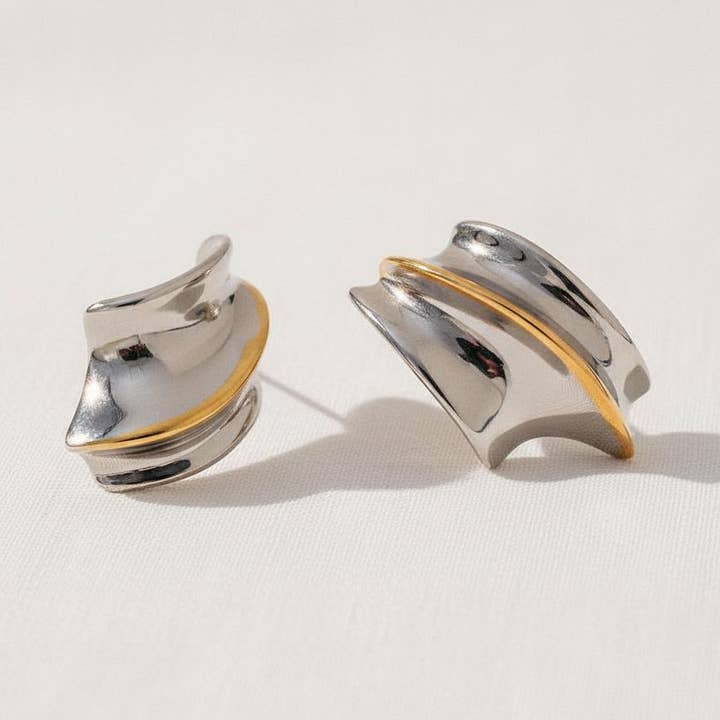 Knight Helmet Inspired Stud Earrings for wholesale by paperln
