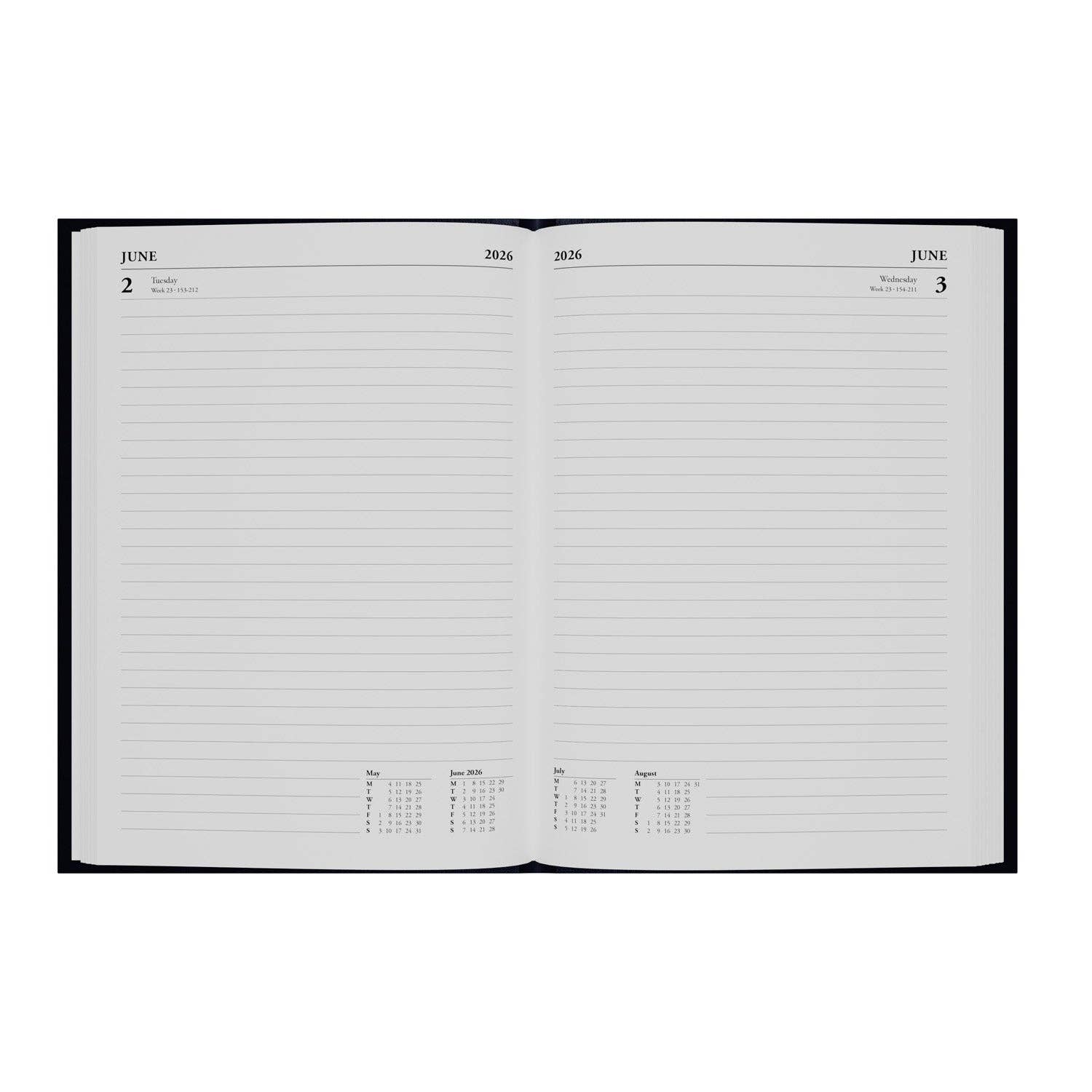 Collins Debden - Wholesale Planner - Essential - A5 Day-to-Page Diary - 2026 Calendar Year Planner1