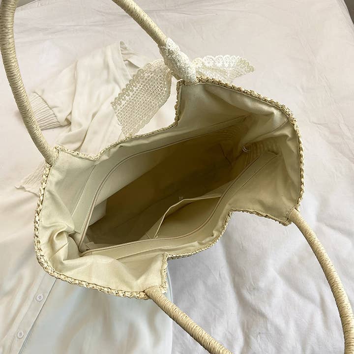 wandf - Wholesale Beach Bag - Straw Bags for Women Summer Tote Bag,Large Beach Bag Holiday3